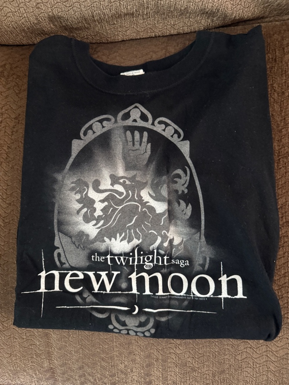 New Moon Twilight Saga Graphic Tee - Black